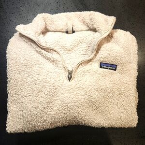 Patagonia Quarter Zip Pullover Size Small Cream